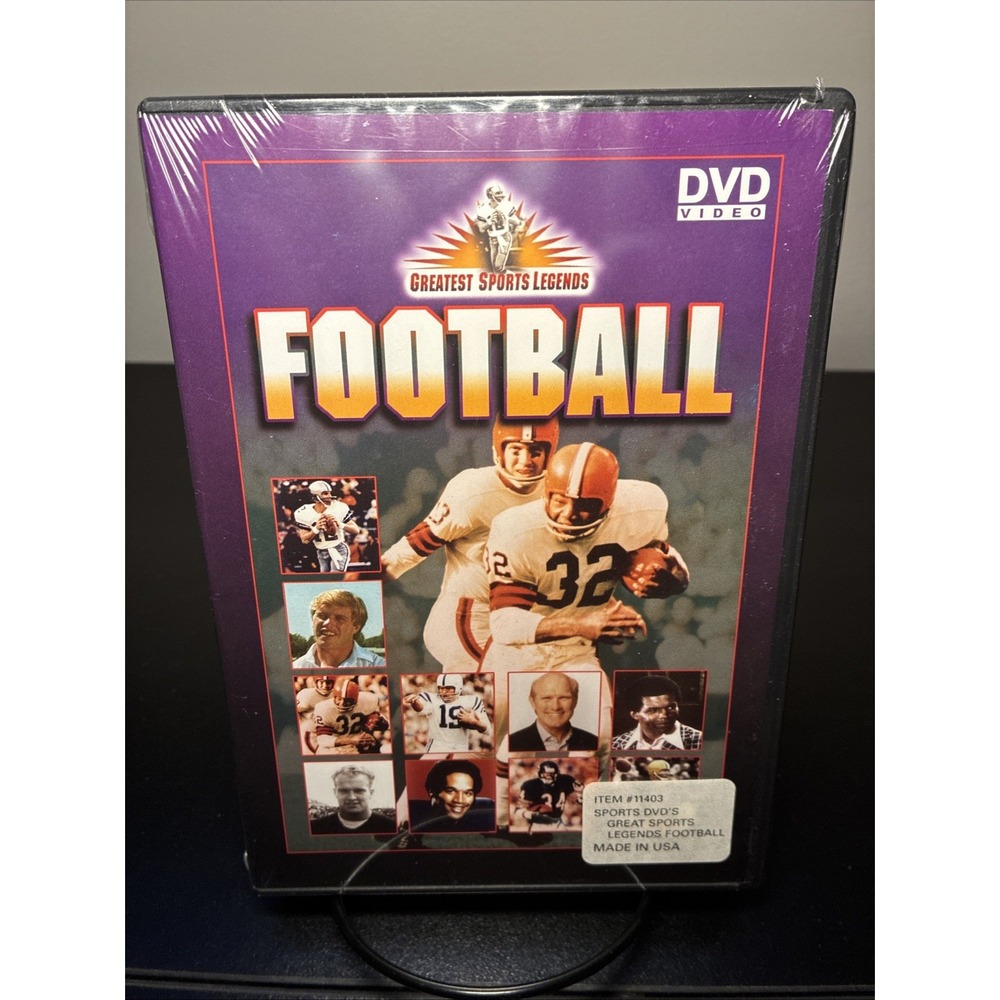 Greatest Sports Legends Football DVD 2005 Timeless Media Group New Sealed